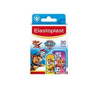 Elastoplast Paw Patrol Plasters, Assorted Sizes (20 Pieces), Coloured, First Aid Wound Care for Children, with Paw Patrol Designs, Various Sized, Skin-Friendly