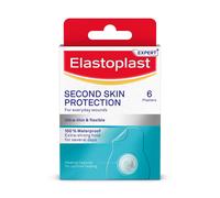 Elastoplast Second Skin Protection Plasters (6 Pieces), Hydrocolloid Waterproof