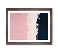 Elation Of Desire In Abstract Modern Art Framed Print | A2 Walnut Framed Wall Art | Ready to Hang | Abstract Fantasy Picture | Living Room Bedroom Lounge Office