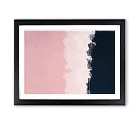 Elation Of Desire In Abstract Modern Art Framed Print | A4 Black Framed Wall Art | Ready to Hang | Abstract Fantasy Picture | Living Room Bedroom Lounge Office