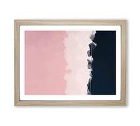 Elation Of Desire In Abstract Modern Art Framed Print | A4 Oak Framed Wall Art | Ready to Hang | Abstract Fantasy Picture | Living Room Bedroom Lounge Office