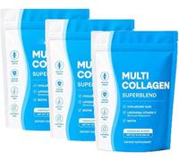 Elavatex Multi Collagen Peptides, Collagen Peptides Powder for Women - Skin, Hair, Nails & Joint Support - Multi Collagen Powder with Hyaluronic Acid, Biotin & Vitamin C,Non-GMO,Sugar Free (3pcs)
