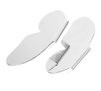 ELAYARD 1 Pair Chrome Brass Butterfly Cabinet Knobs Decorative Drawer Pulls for ’ Room Dresser Wardrobe Furniture Handles in Bright Silver