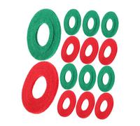 ELAYARD 10 Pairs Red and Green Fiber Battery Terminal Washers Protector for Car and Truck Terminals Corrosion Resistant Soft Felt Pads Easy Installation Battery Post Shields