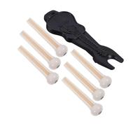 ELAYARD 10 Sets Acoustic Guitar Bridge Pins with Safe String Winder Sturdy Replacement Pegs for Pure Sound Quality Portable Maintenance Tool for Easy String Peg Installation and Guitar