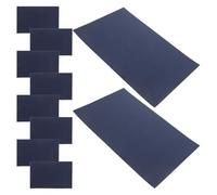 ELAYARD 10 Sheets Bookbinding Cover Material Pack, 28x18cm Midweight Double-Sided Navy Blue Cardstock, Thick 200g Craft Paper for Traditional Thread Binding and Scrapbook Presentation