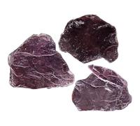 ELAYARD 100g Natural Purple Mica Raw Mineral Specimen Sheet Crystal Geology Teaching Ore Material Decorative Gemstone Sample for Science Education