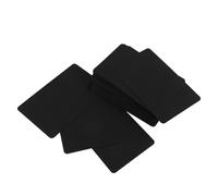 ELAYARD 100pcs Black Blank Note Cards Mini Sturdy Cardstock Flashcards for DIY Crafts Calligraphy Practice Wedding Invitations Office Use High Contrast Writing Surface Study Index Cards
