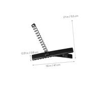 ELAYARD 100pcs DIY Hair Clips for Metal Spring Alligator Clips Hairpins for Crafting Creative Headdress Accessories Versatile Hair Barrettes for Everyday Styling and DIY Projects
