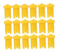 ELAYARD 100pcs Eyelash Glue Bottle Needles Anti-clogging Nozzle Tips Stainless Steel Plastic Accessories for Eyelash Extensions Bottle Replacements