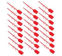 ELAYARD 100pcs Fire Extinguisher Tamper Seals Plastic Pull Pins Self Locking Slip Zip Ties for Maintenance and Safety Commercial Industrial Use