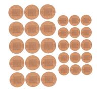 ELAYARD 100pcs Flexible Fabric Adhesive for Fingertips and Joints Breathable Round Protective Tape for Outdoor Activities and Travel Essentials