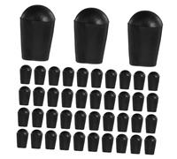 ELAYARD 100pcs Plastic End Caps for Clothes Hanger Hooks Protective Sleeves Black Lightweight and Easy to Install Prevents Damage to Garments for Wire and Hangers Multipurpose Use for