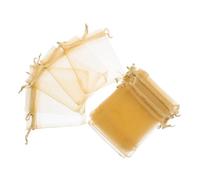ELAYARD 100pcs Small Organza Bags with Drawstring Closure Lightweight Breathable Mesh Pouches for Jewelry Wedding Favors Candy and Christmas Gifts Elegant Cloth Material Pouches for Party