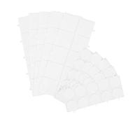 ELAYARD 100pcs Tearable Nano Double Sided Adhesive Tape Transparent Round Square Acrylic Pads Water and Oil Resistant Residue Easy Hand Tear for DIY Kitchen Bathroom Temporary Fixing