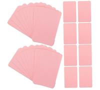ELAYARD 100Pcs Thickened Blank Cards Multi-Function DIY Note Cards for Vocabulary Messages and Planning Portable Pink Compact Word for Study and Organization