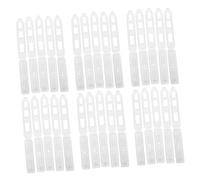 ELAYARD 100Pcs Transparent DIY Hair Clips with Teeth Creative Animal Theme Plastic Hairpins for Pets Non-slip Hair Accessories and Crafting Fun