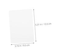 ELAYARD 100pcs Transparent Laminating Sheets Pouches Self-Sealing Clear Laminating Film for Laminator Machines High Clarity Thermal Plastic Sheets for Photos Business Cards and Documents