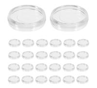 ELAYARD 100pcs Transparent Loose-Leaf Binding Buckle Loose Leaf Clasp Binding Spines Combs Binder Spines Combs Binder Mechanism Clip Book Rings for Notebook