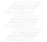 ELAYARD 100Pcs White Plastic Document Fastener Strips with Two-Hole Prong Clips, Office Paper Binder Clamps for Loose-Leaf Binding and School File Organization