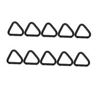 ELAYARD 10pcs Aluminum Alloy Triangle Carabiner Clips for Keys and Portable Speakers Heavy Duty Outdoor Buckles with Stable Design for Hiking Camping Mountaineering Lightweight and Compact