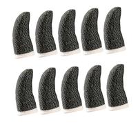 ELAYARD 10pcs Anti-sweat Game Finger Sleeves Breathable Flexible Touchscreen Thumb and Index Covers for Mobile Gaming Controllers
