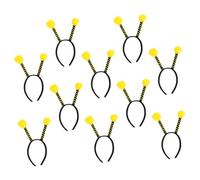 ELAYARD 10pcs Bee Antenna Headbands Fabric Hair Bands Comfortable Stylish Unique Design Holds Hairstyle for Travel and Daily Life