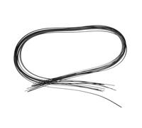 ELAYARD 10pcs Black Abs Guitar Binding Strips Edge Trims for Classical Acoustic Guitars Protective Decorative Purfling for Instrument Edging