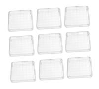 ELAYARD 10Pcs Clear Petri Dishes with Lids Laboratory Cell Culture Plates for Microbiology Fungi School Experiments Research