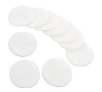 ELAYARD 10Pcs Cotton Makeup Powder Puff with Ribbon Soft Absorbent Face Applicator for Loose Pressed Sculpting Powder Comfortable Cosmetic Tool for Women