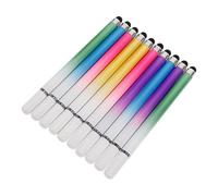 ELAYARD 10pcs Creative Dual-ended Stylus Pens for Touch Screens Lightweight Tablet and Phone Stylus Smooth Tip for Writing Drawing Portable Capacitive Screen Pen