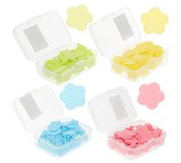 ELAYARD 10Pcs Disposable Soap Paper Sheets Mini Portable Travel Hand Washing Soap for Camping Office Home and Public Toilets Easy to Carry and Use