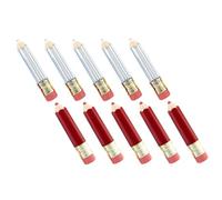 ELAYARD 10pcs Empty Mini Lip Gloss Tubes Pencil Shape Lipgloss Containers Diy Lipstick Holders for Make Your Own Lip Gloss