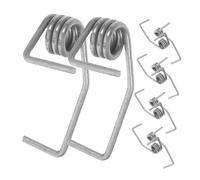ELAYARD 10pcs Freezer Door Spring French Door Refrigerator Spring Fridge Parts Silver