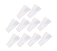 ELAYARD 10pcs Magnetic Label Holders PVC Card Sleeves Self-Adhesive White Backing for Warehouse Racking Office Organization Protective Sleeves