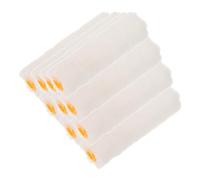 ELAYARD 10Pcs Mini Cotton Paint Roller Covers for Wall Painting Soft Cotton Thread Sleeves Compact Corner Rollers for Precise Painting and Decorating Easy to Use