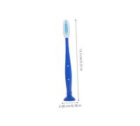 ELAYARD 10pcs Mini Handle Toothbrush with Bristles Antiselfharm Design for Prison Detention Mental Health Care Safety Handle Oral Hygiene