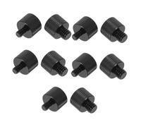 ELAYARD 10PCS Mini Mic Stand Screw Adapter Thread Converter for Microphone Tripod Mounts Compatible with Mic Arm and Desk Mounts for Studio Podcasting and Live Streaming