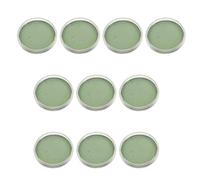 ELAYARD 10pcs Nutrient Agar Petri Dishes 6cm Microbiology Cell Culture Plates Science Experiment Supplies for Students and Professionals