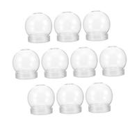 ELAYARD 10pcs Plastic Water Ball Candy Bottle Globe b Empty Craft Snow Globes Your before Fillable Xmas Water Candy Bottle Clear Snow Christmas Decorations The Pet