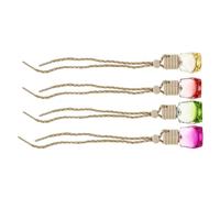 ELAYARD 10Pcs Refillable Perfume Bottles Hanging Adornment for Car Home Durable Glass Containers for Fragrance for Creating Romantic Atmosphere