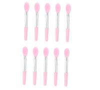 ELAYARD 10Pcs Silicone Lip Brush for Women Portable Eyeshadow Applicator Skin Friendly Makeup Tools Precise Lipstick Application Compact Lightweight Design
