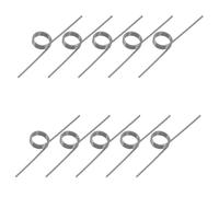 ELAYARD 10pcs Small Metal Garbage Can Lid Torsional Springs Replacement for Trash Bin Buckets, Sturdy Flip-top Can Lid Springs Suitable for Kitchen and Storage Buckets