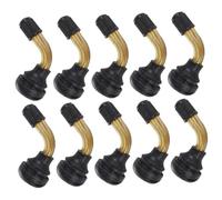 ELAYARD 10Pcs Snap Tubeless Tire Valve Stems for Motorcycle Atv Scooter Rubber Replacement Wheel Valve Stems with Simple Installation