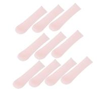 ELAYARD 10pcs Soft Silicone Ear Wax Spoon Sleeves Reusable Ear Cleaner Covers Comfortable and Gentle Earwax Removal Accessories Compatible with Various Spoons Pink