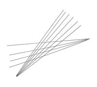 ELAYARD 10pcs Solid Carbon Fiber Rods for Rc Plane and DIY Board Plane, round Shape, Burrfree and Easy to Transport, for Repairs and Rc Aircraft Upgrades, Black, High Strength