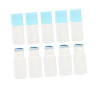 ELAYARD 10Pcs Sponge Bottles for Liquid Correction Flat Applicator for Travel Toiletries Lightweight Compact Empty Containers for Perfume Lotion Random Color