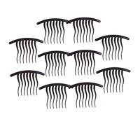 ELAYARD 10pcs Wavy Tooth Hair Combs for Women Secure Side Hair Clip Styling Tool for Weddings and Daily Wear Comfortable Grip for All Occasions