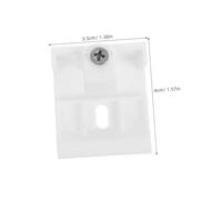 ELAYARD 10pcs Window Blind Clips Valance Support Brackets for Horizontal Blinds Mounting Brackets for Home and Office Easy DIY Installation Sturdy Load-Bearing Design