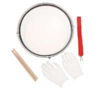 ELAYARD 11 Inch Flashing Red Snare Drum Percussion with Drumsticks for Music Education and Early Childhood Play
